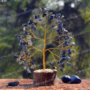Lapis Lazuli Natural Chips 100 Beads Tree