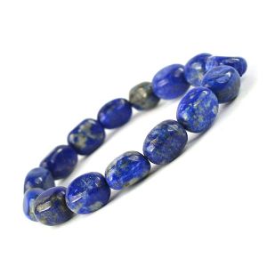 Lapis Lazuli Big Round Tumble Bracelet