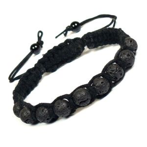 Lava Bracelet 8mm Beads Thread Bracelet