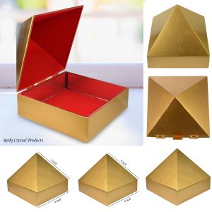 Wooden Pyramid Plain Wish Box