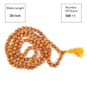 Chandan Mala Original in 108 Beads Mala Energized By Reiki Grandmaster