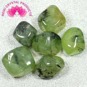 Prehnite / Epidote Tumble Stone