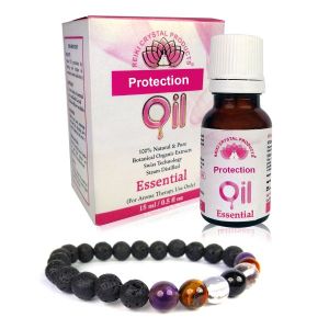 Protection Essential Oil - 15 ml with Aroma Therapy Bracelet