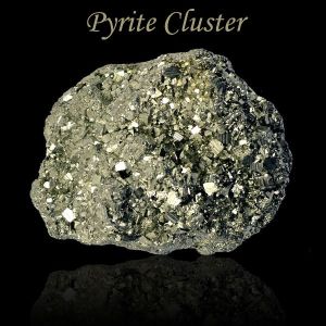Natural Pyrite Raw / Rough Cluster / Peru Pyrite -250 GM