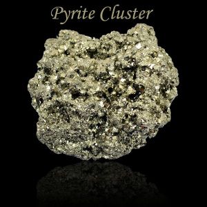 Natural Pyrite Raw / Rough Cluster / Peru Pyrite -300 GM