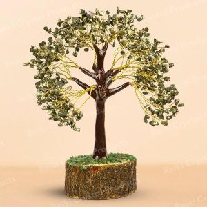 Natural Golden Pyrite Tree 500 Beads Pyrite Crystal Stone Tree for Money Showpiece