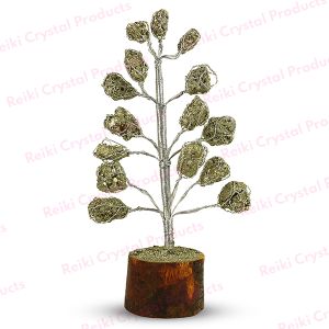 Natural Pyrite Tree Crystal Stone Tree 100 Beads