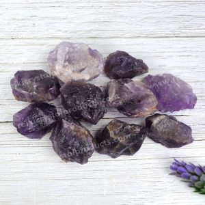 Amethyst Raw / Rough Stone Pack of 10 Pc