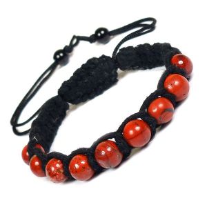 Red Jasper Bracelet 8mm Beads Thread Bracelet