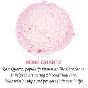 Rose Quartz Crystal / Stone Dust / Chura