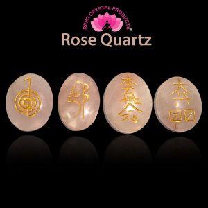 Rose Quartz Reiki Symbol Set 4 pcs