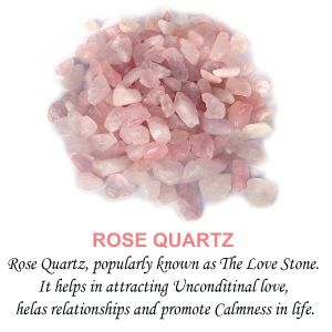 Rose Quartz Crystal / Stone Chips