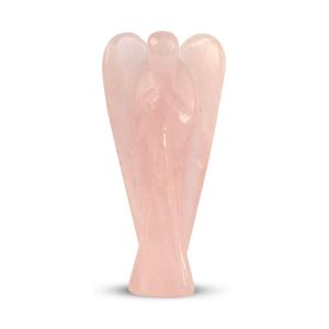 Rose Quartz Crystal Angel Charged By Reiki Grand Master