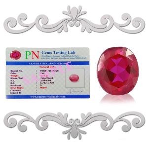 Natural High Grade Ruby Manik Certified Gemstone