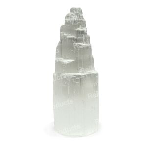 Natural Selenite Tower Energy Infused