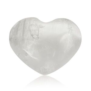 Natural Selenite Crystal Small Heart 4.5cm