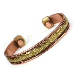Metallic Adjustable Free Size Copper Kada / Bracelet Design 1