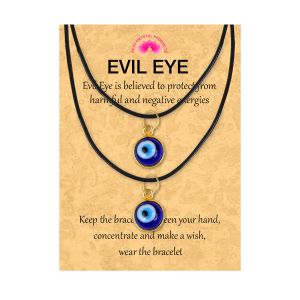 Blue Turkish Evil Eye Pendant Pack of 2