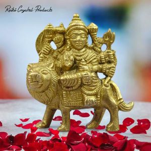 Brass Statue/Idol Sherawali | Maa Durga On Lion