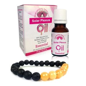 Solar Plexus Essential Oil - 15 ml with Aroma Therapy Bracelet