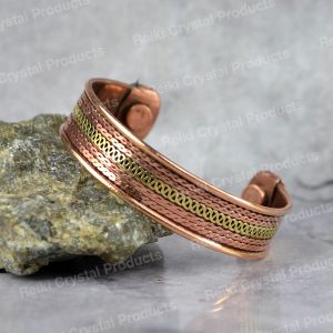Mix Metal Free Size Adjustable Copper Kada - Bracelet pack of 1