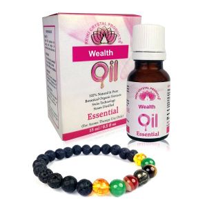 Wealth Essential Oil -15 ml with Aroma Therapy Bracelet