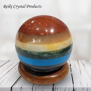 7 Chakra Bonded Ball / Sphere for Reiki Healing / Grid and Vastu Correction
