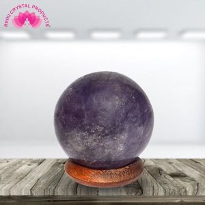 Amethyst Ball / Sphere for Reiki Healing / Grid and Vastu Correction