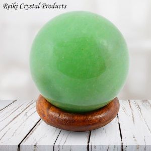 Green Jade Ball / Sphere for Reiki Healing / Grid and Vastu Correction