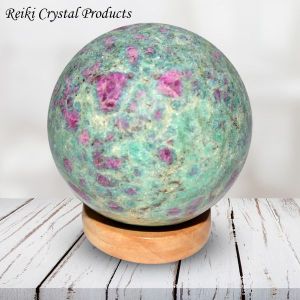 Ruby Fuchsite Ball / Sphere for Reiki Healing / Grid and Vastu Correction