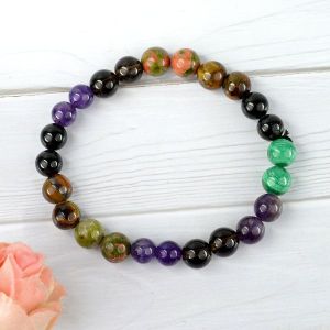 Protection 8 mm Bead Bracelet Charged by Reiki Grand Master