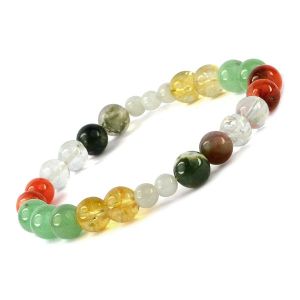 Carnelian Bracelet Round Gemstone Natural Beads  Plus Value