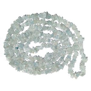 Aquamarine Chip Mala / Necklace