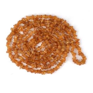Hessonite Chip Mala / Necklace