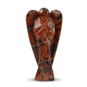Mahogany Obsidian Crystal Angel Charged By Reiki Grand Master