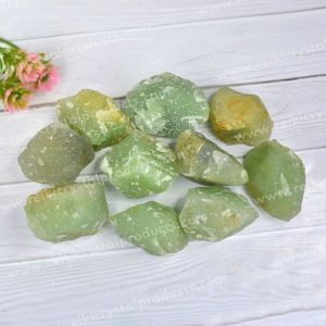 Green Jade Raw / Rough Stone Pack of 10 Pc