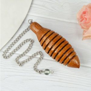 Wooden Dowser / Pendulum With Chain