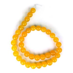 Yellow Aventurine 10 mm Round Loose Beads for Jewelry Making Bracelet, Necklace / Mala