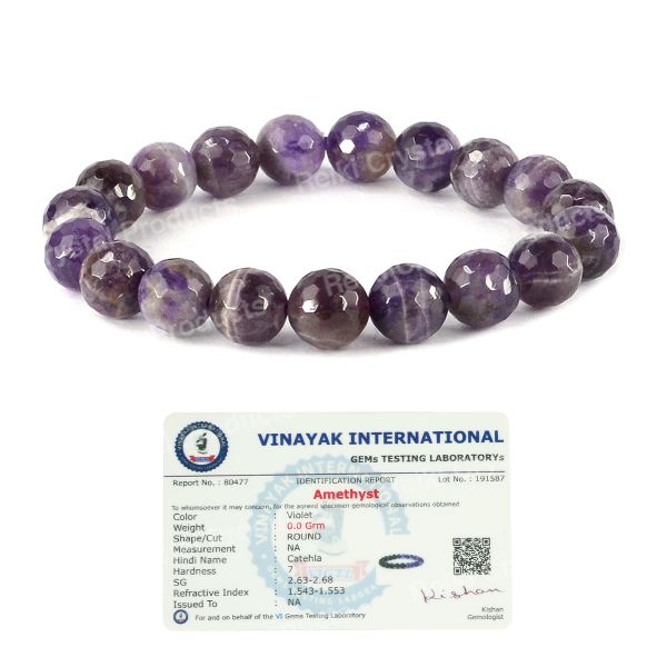 Amethyst Bead Bracelet - 8mm | Helps activating Third Eye & Psychic ab –  The Lilith store
