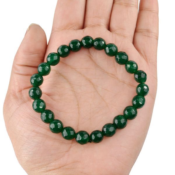 Green Aventurine - bracelet with evil eye - Dories Crystals And Things  (Visions and Dreams, LLC)