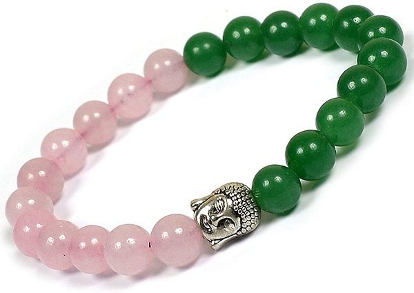 Pink and green Stone Natural uknite bracelet at Rs 90/piece in Khambhat |  ID: 2849205055991