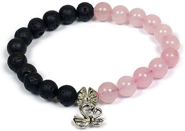 Rose Quartz Gemstone Mala (27 Beads + 1 Bindu) – Love Serve Remember Shop