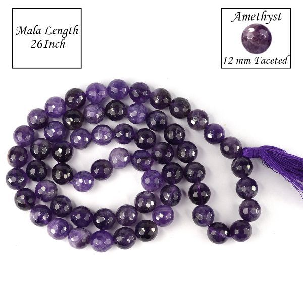 Hand Knotted Genuine Amethyst Bead Necklace, 30 Inch Long – Kathy Bankston