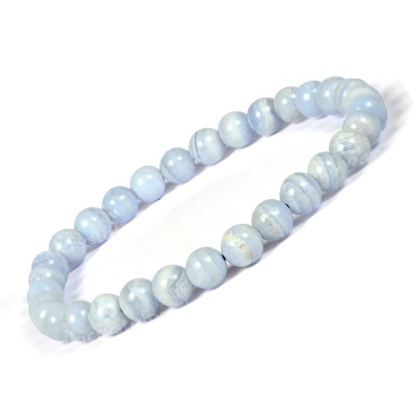 Wanderluxe Crystals - Blue Lace Agate Bracelet - Le Fleur IV