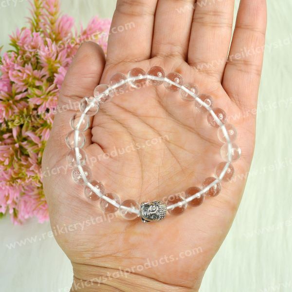Rose Quartz and Clear Crystal Bracelet – LaSirene Designs