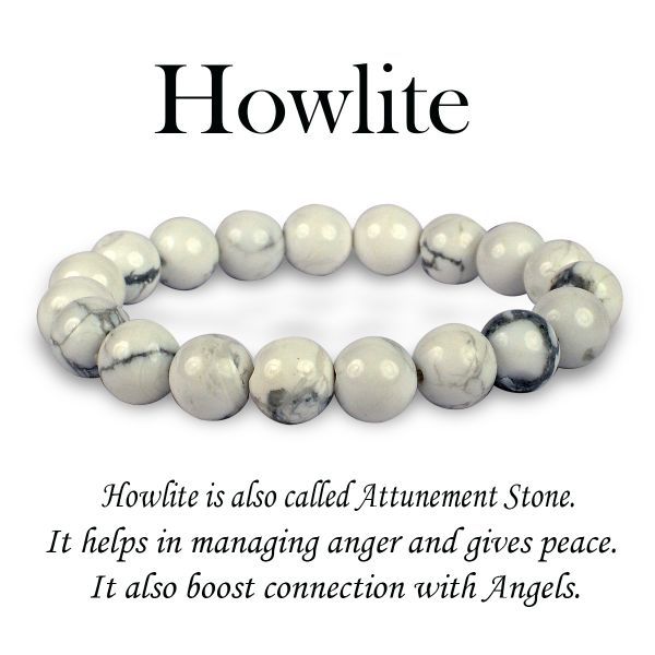 Buddha Howlite Bracelet | Tribena Crystals