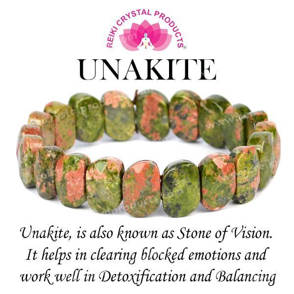 Unakite Bracelet – C. Nicole Crafts and Crystals