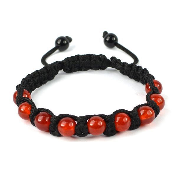 Shamballa Bracelet -Green, Red and Gold | Mimosura Jewellery for Kids