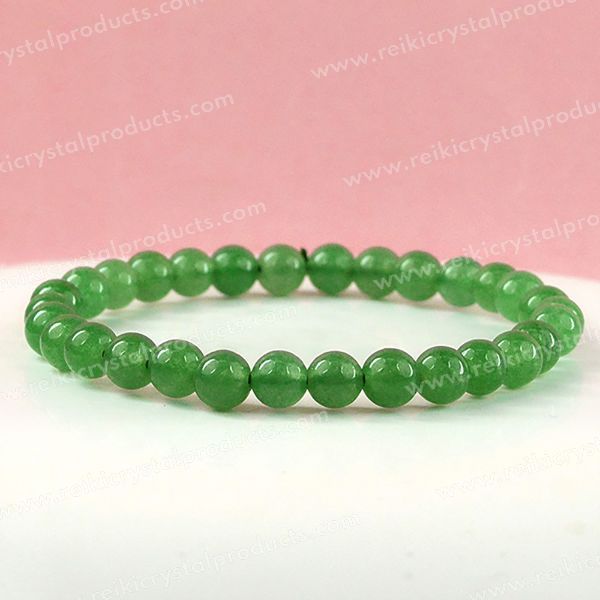 Chakra Mala Green Aventurine Bracelet - 12mm Beads