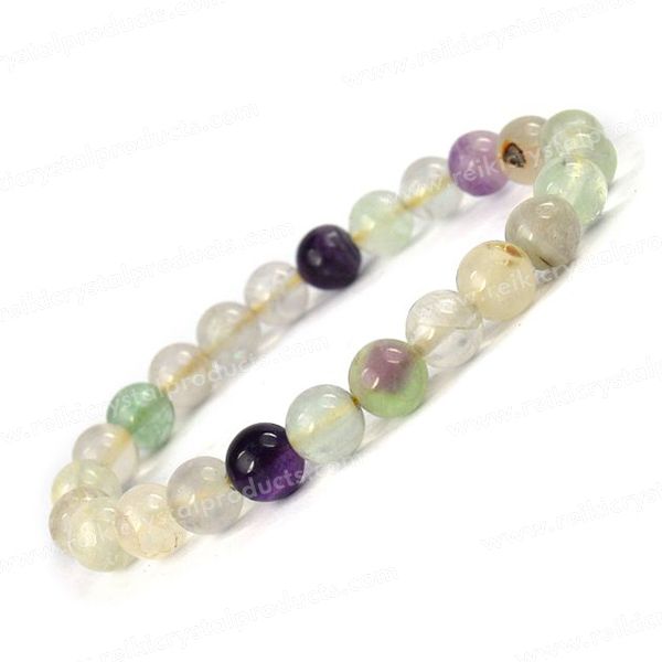 Fluorite Square Beads Bracelet – Devas Unlimited